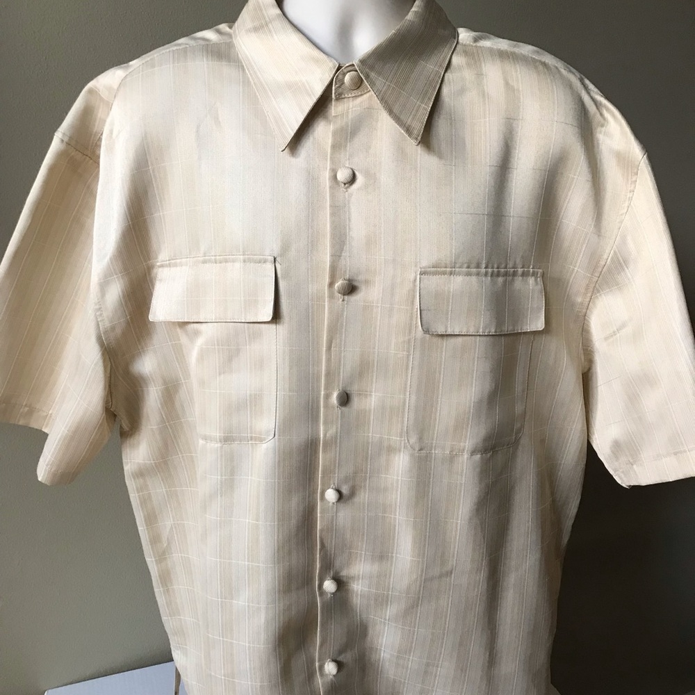J. Vital 2XL Button Front Casual Shirt